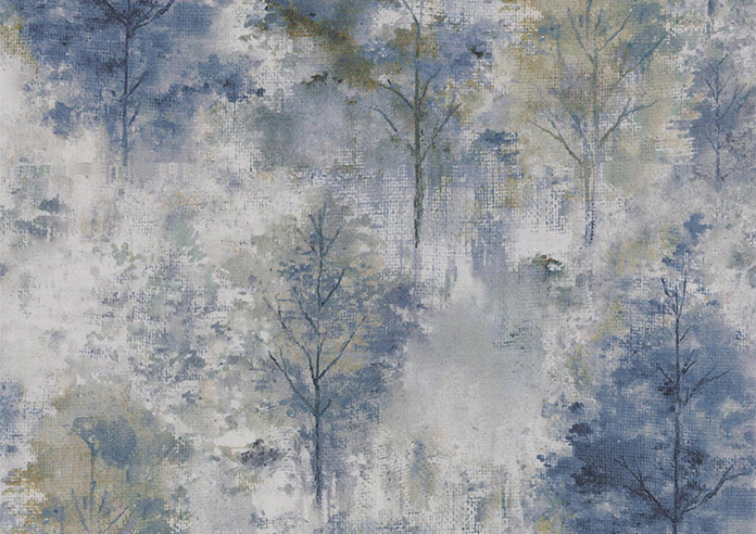 Woodland, Saxon Blue - Twist&Fit Roman Blind - Image 7